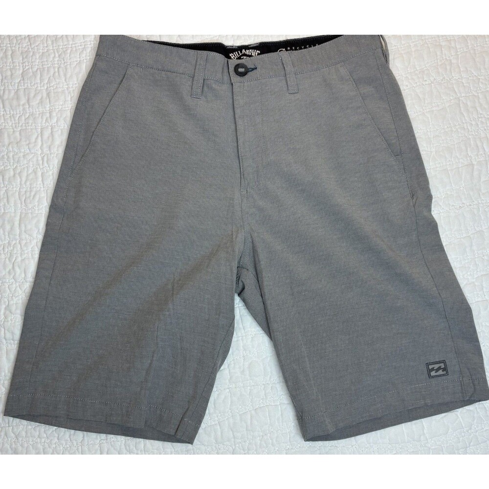 Billabong Recycler Shorts 30 Crossfire Submersibles Grey Quick Dry Zipper Pocket